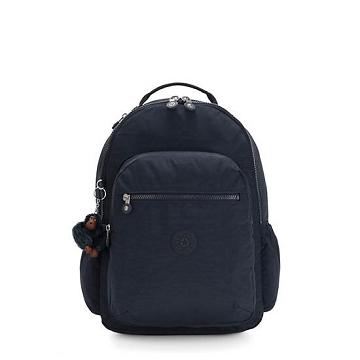 Kipling Seoul Large 15" Backpack Laptoptassen Donkerblauw | België 1561VR